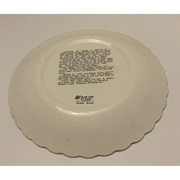 The Salvation Army Brooklyn Citadel - World Wide Art Studios Plate - Picture 2 of 4